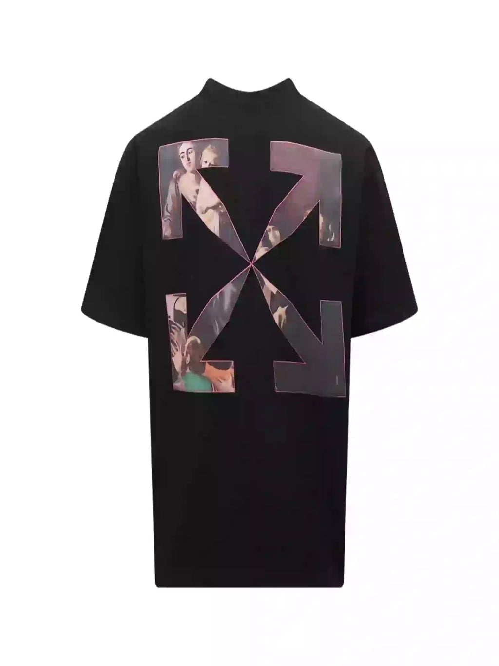 Off-White Sprayed Caravaggio Slim T-Shirt In Black – OWS010