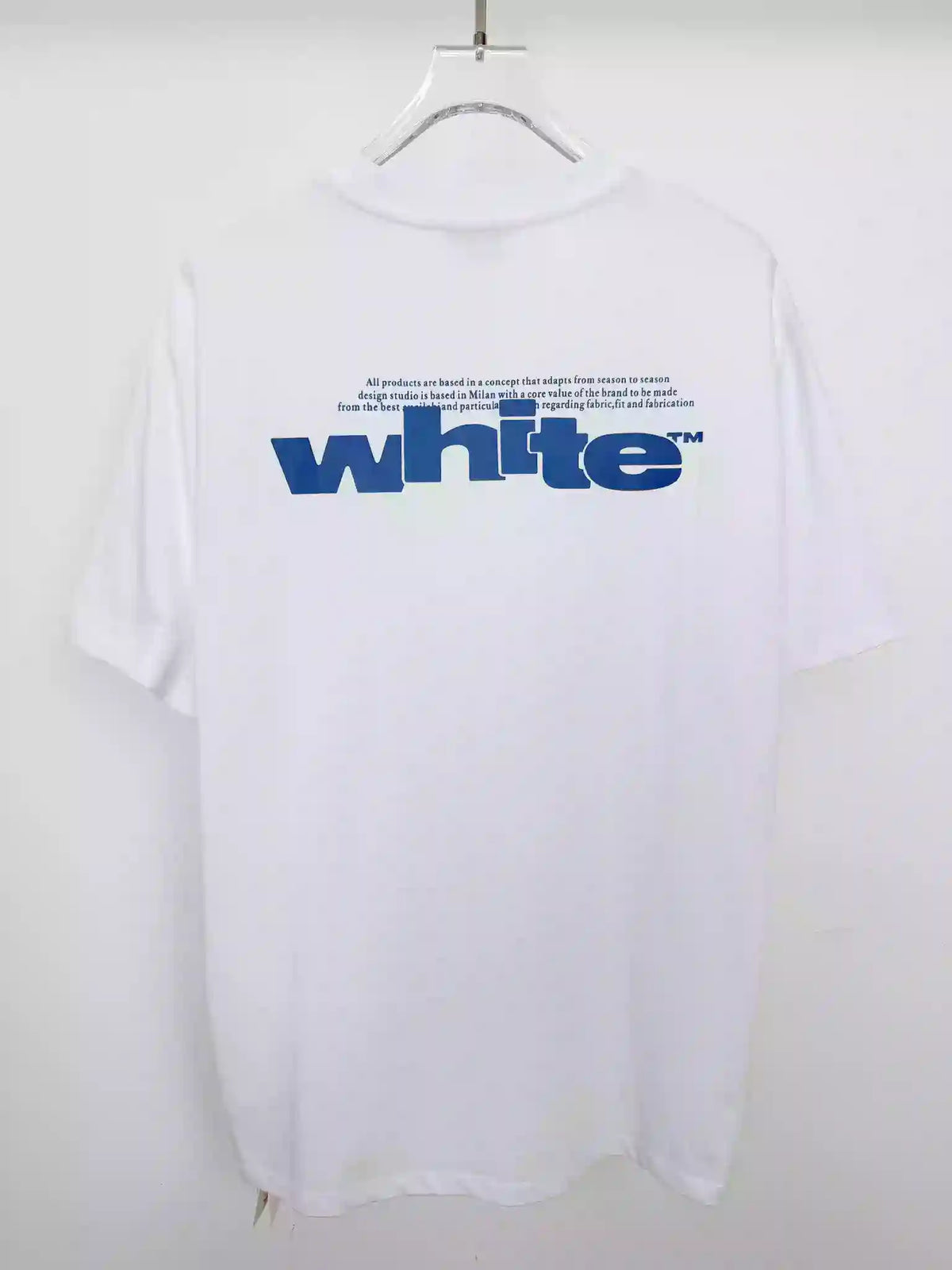 OFF SPLIT SWEATSHIRT IN WHITE – OWS001