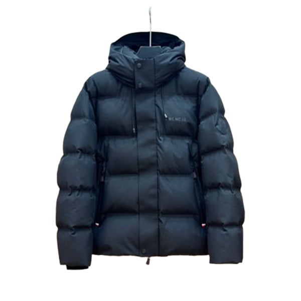 MONCLER Puff Black Hooded Coat – MC142