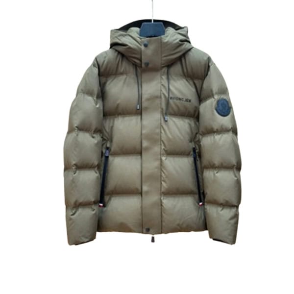 MONCLER Puff Grey Hooded Coat – MC143