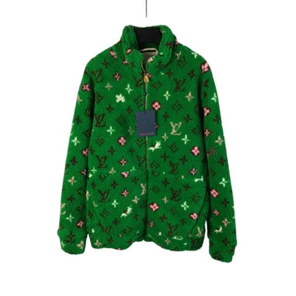 Louis Vuitton Monogram Fleece Green Jacket – LVC045