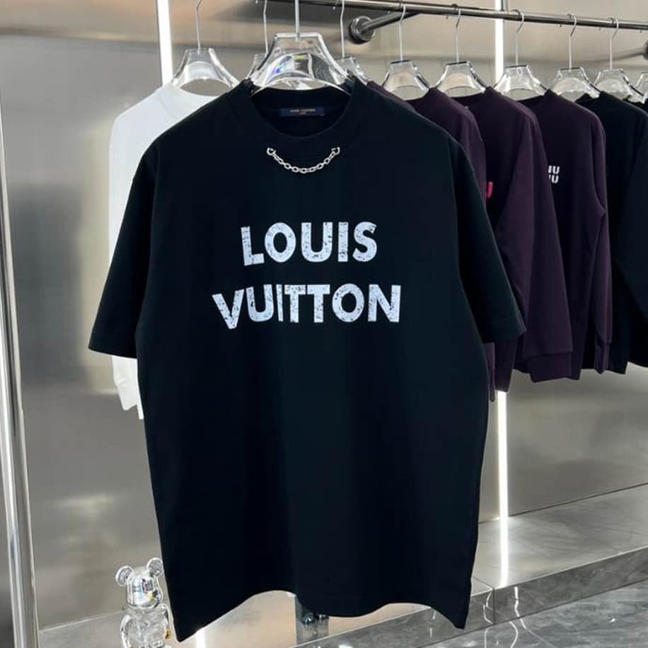 Louis Vuitton Grey Short Sleeve Shirt – LVTS078