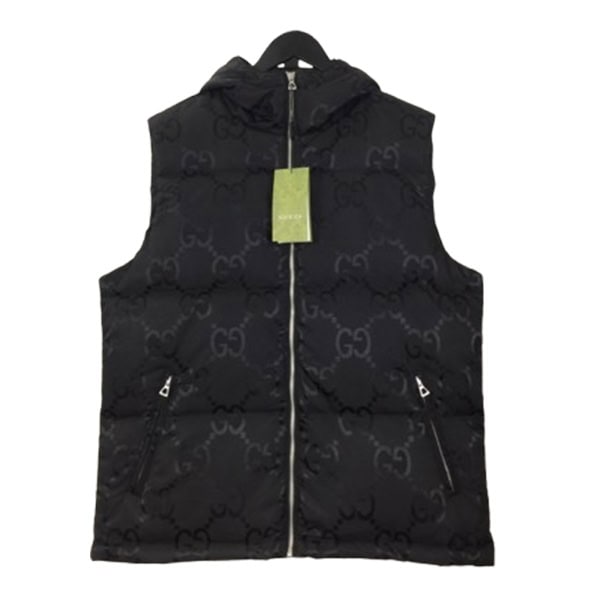 GUCCI Nylon Jumbo Canvas Black Vest – GCJ047