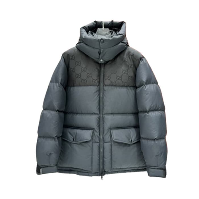 GUCCI Puffer Black Coat – GCJ049