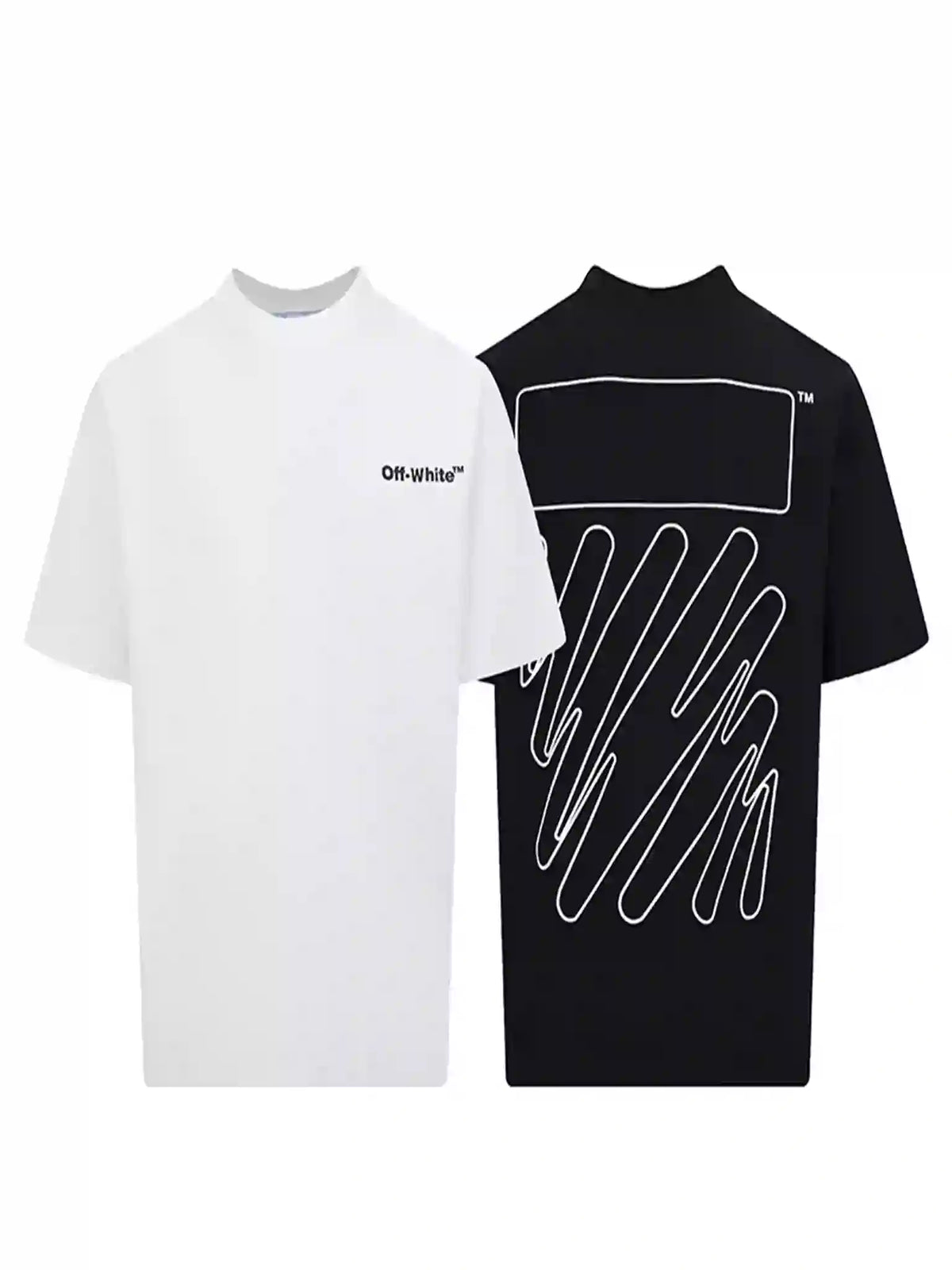 Off-White Black Wave Out T-Shirt – OWS013