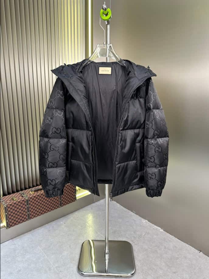GUCCI Black Hooded Jacket – GCJ053