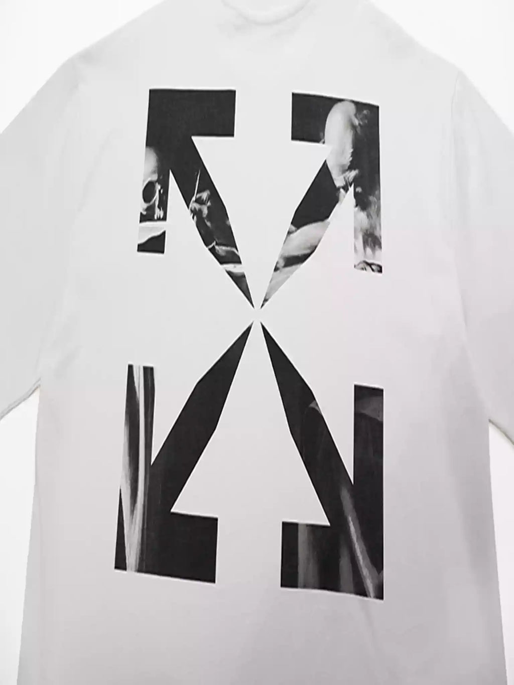 WHITE CARAVAGGIO PAINTING S/S T-SHIRT – OWS017