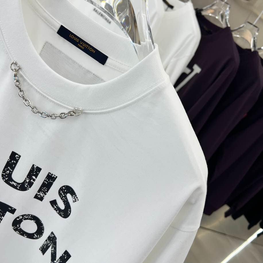 Louis Vuitton White Short Sleeve Shirt – LVTS076