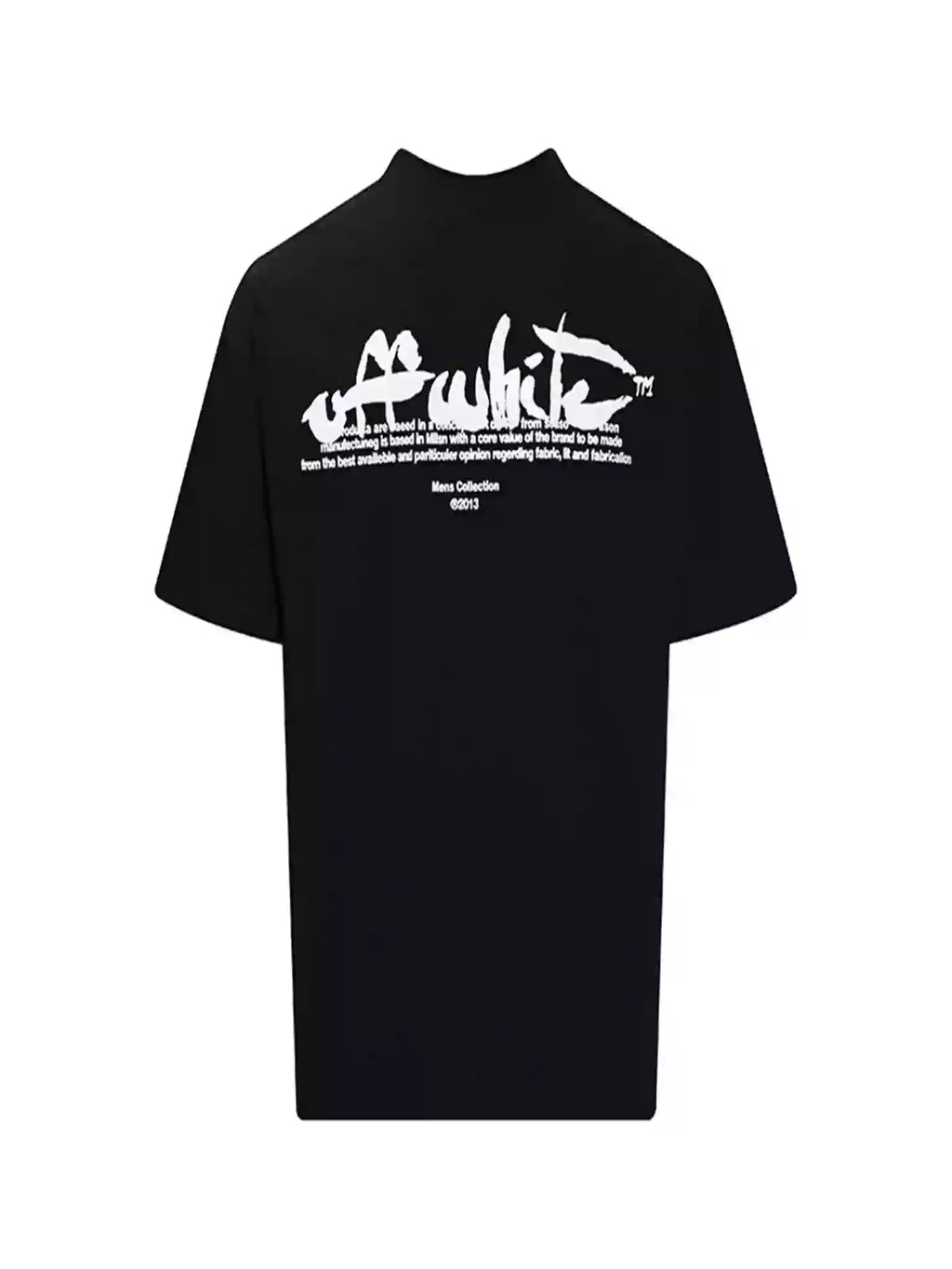 PAINT SCRIPT OVER SKATE S/S TEE IN BLACK – OWS019