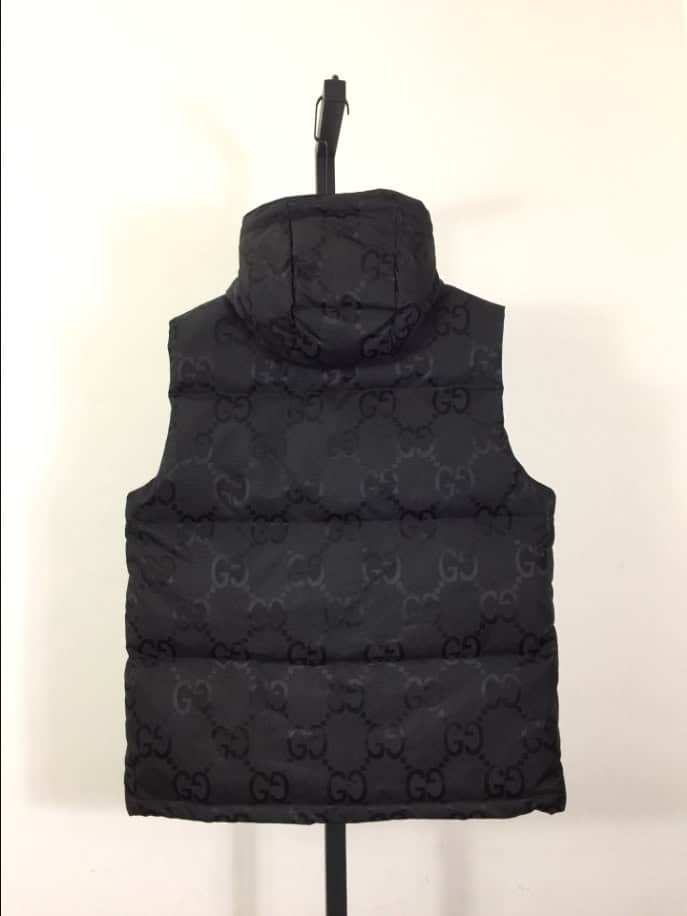 GUCCI Nylon Jumbo Canvas Black Vest – GCJ047