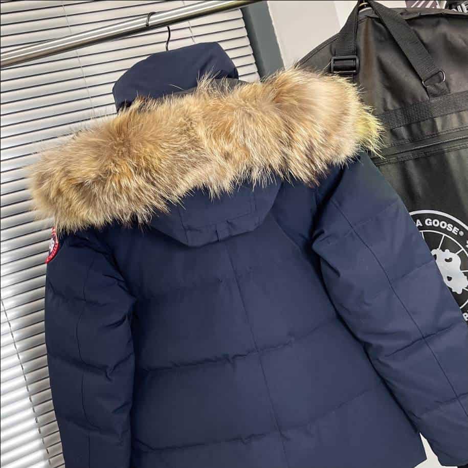 Canada Goose Blue Wyndham Parka Jacket – CN38