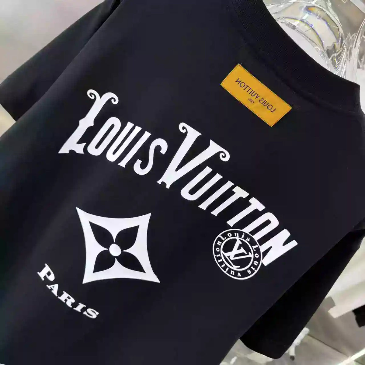 Louis Vuitton Black Short Sleeve Shirt – LVTS085