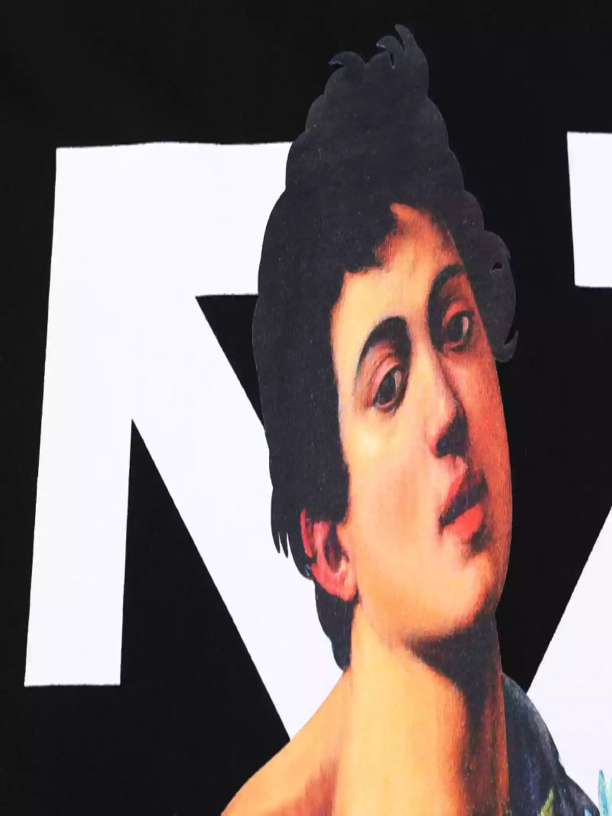CARAVAGGIO BOY S/S T-SHIRT IN BLACK – OWS020