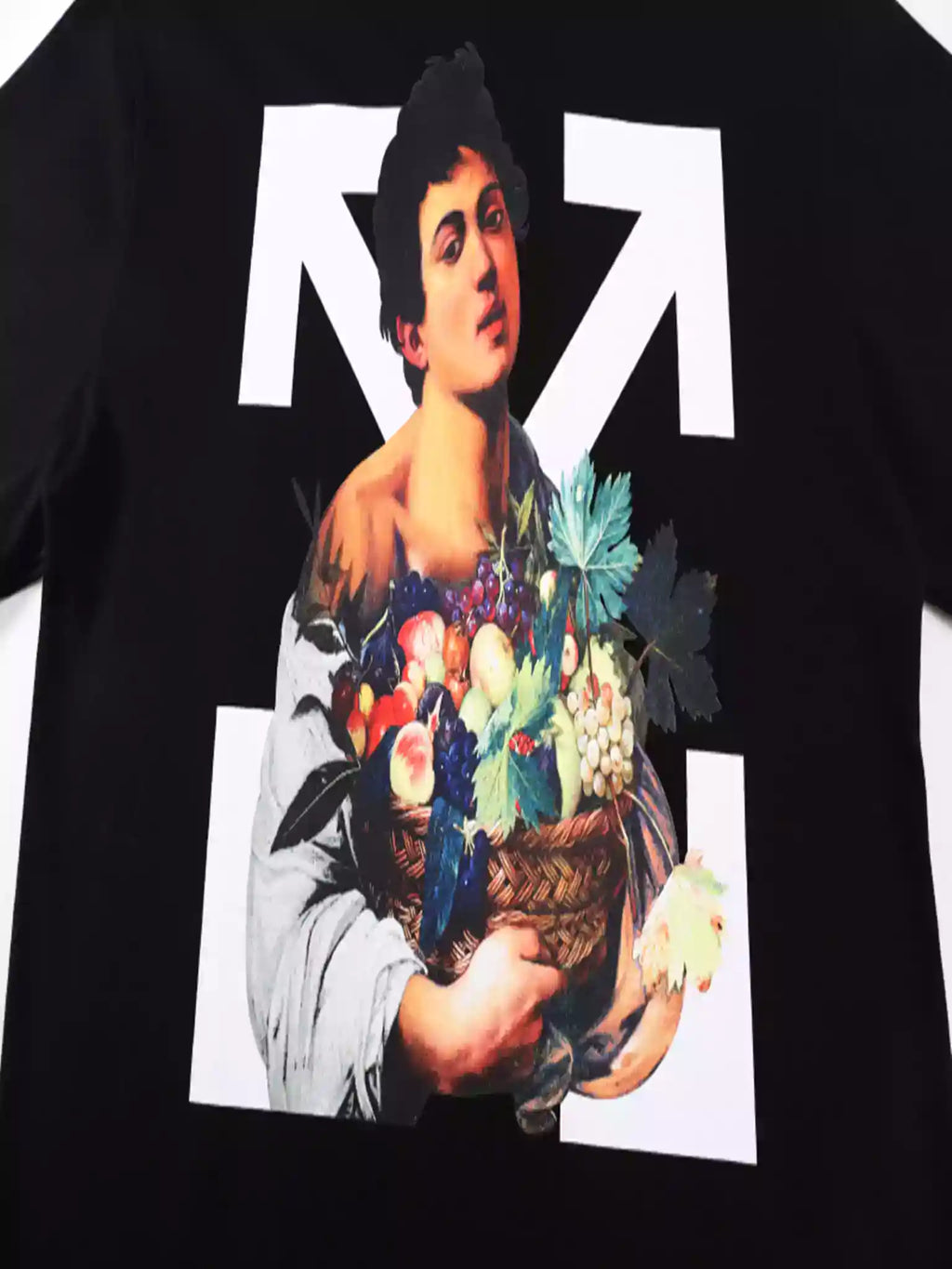 CARAVAGGIO BOY S/S T-SHIRT IN BLACK – OWS020