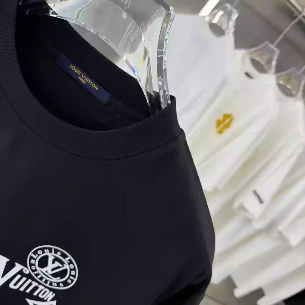 Louis Vuitton Black Short Sleeve Shirt – LVTS085