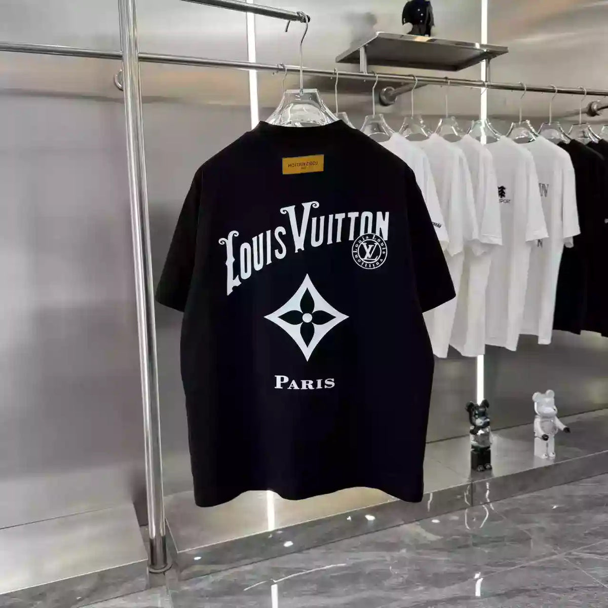 Louis Vuitton Black Short Sleeve Shirt – LVTS085