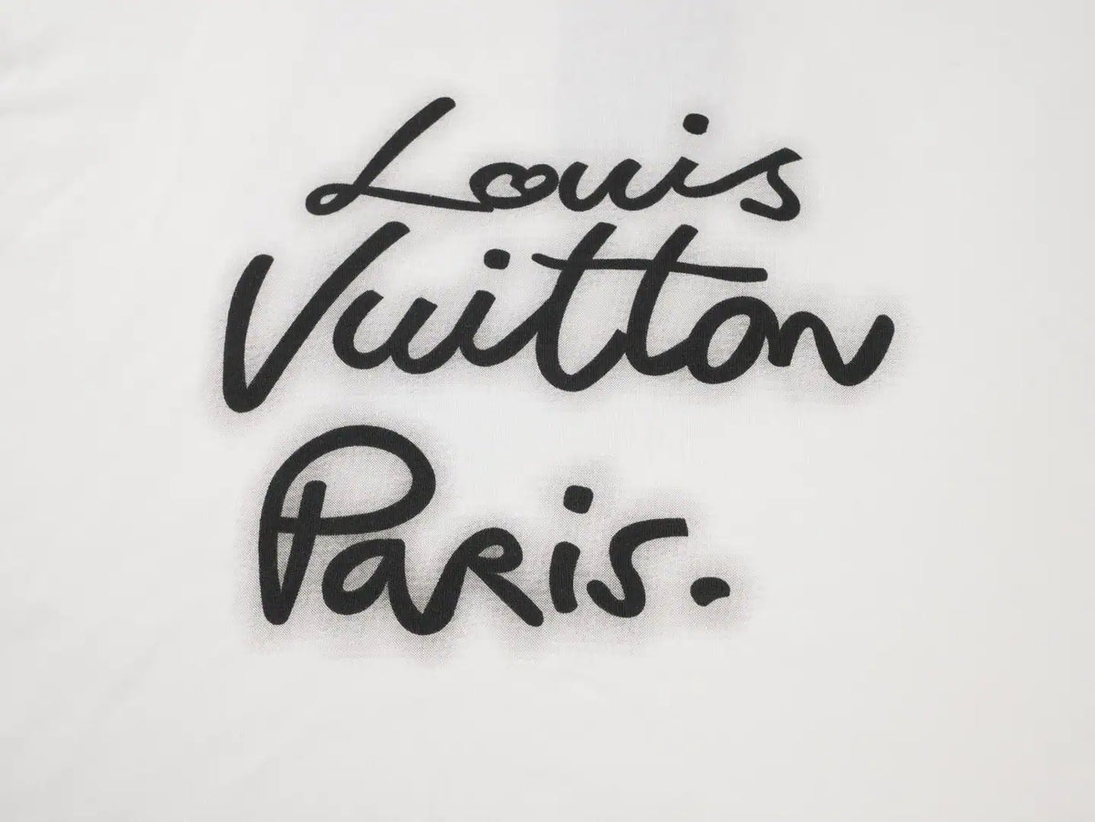 GLOW SIGNATURE T-SHIRT IN WHITE – LVC054