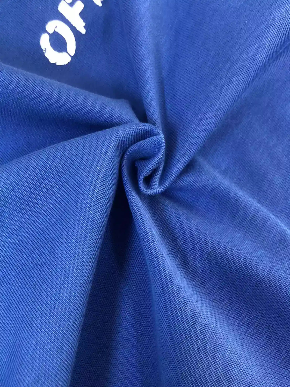 Off-White Blue Logo Stitch T-shirt – OWS030