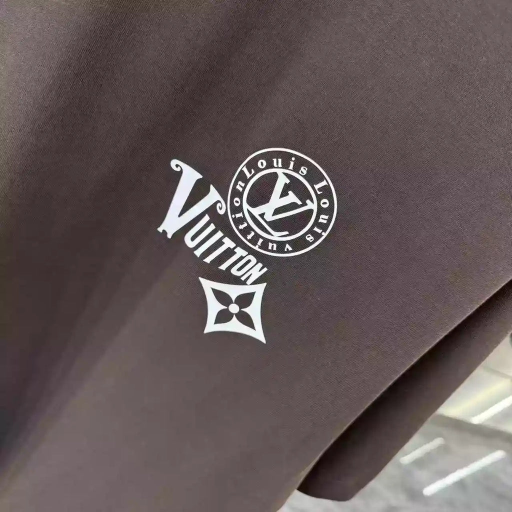 Louis Vuitton Brown Short Sleeve Shirt – LVTS086