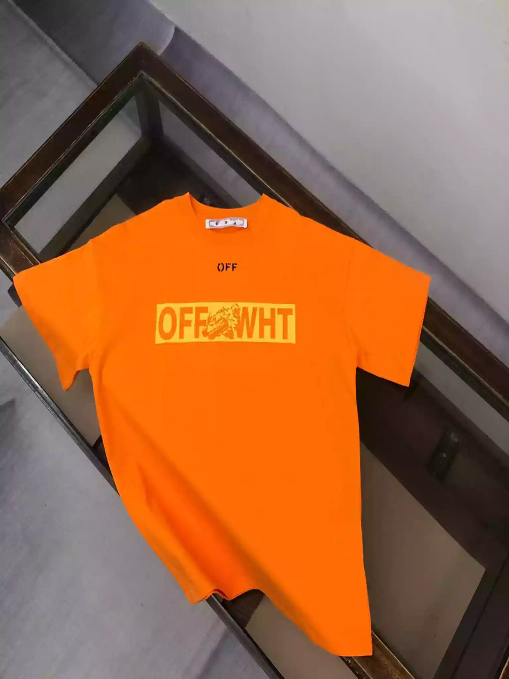 T-shirt Off-White Orange – OWS034