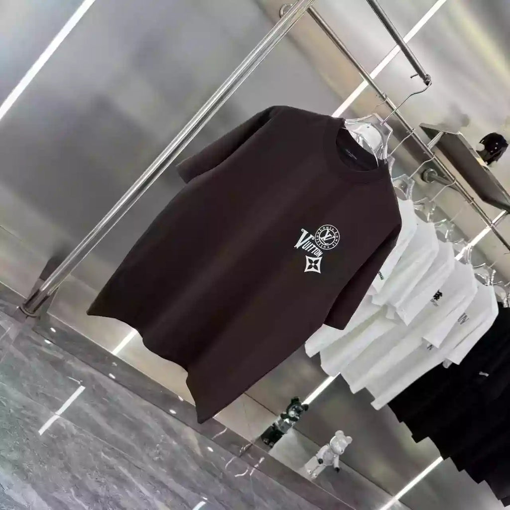 Louis Vuitton Brown Short Sleeve Shirt – LVTS086