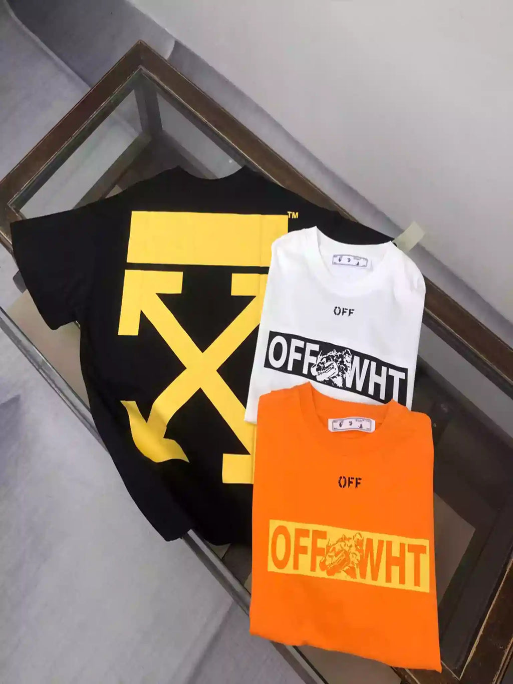 T-shirt Off-White Black – OWS036