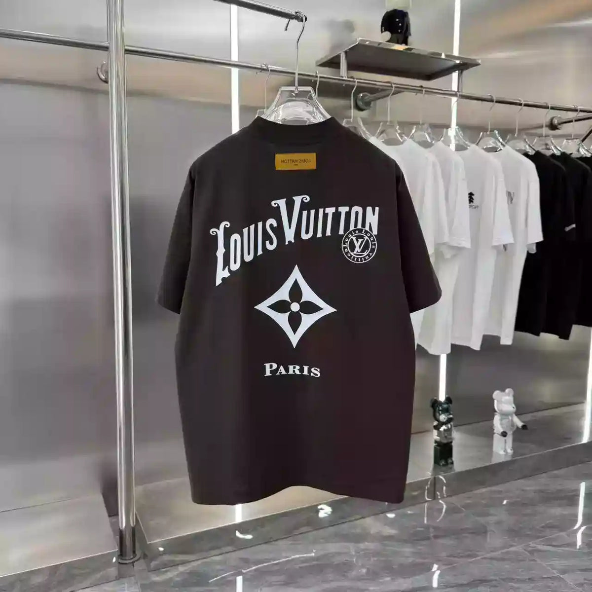 Louis Vuitton Brown Short Sleeve Shirt – LVTS086