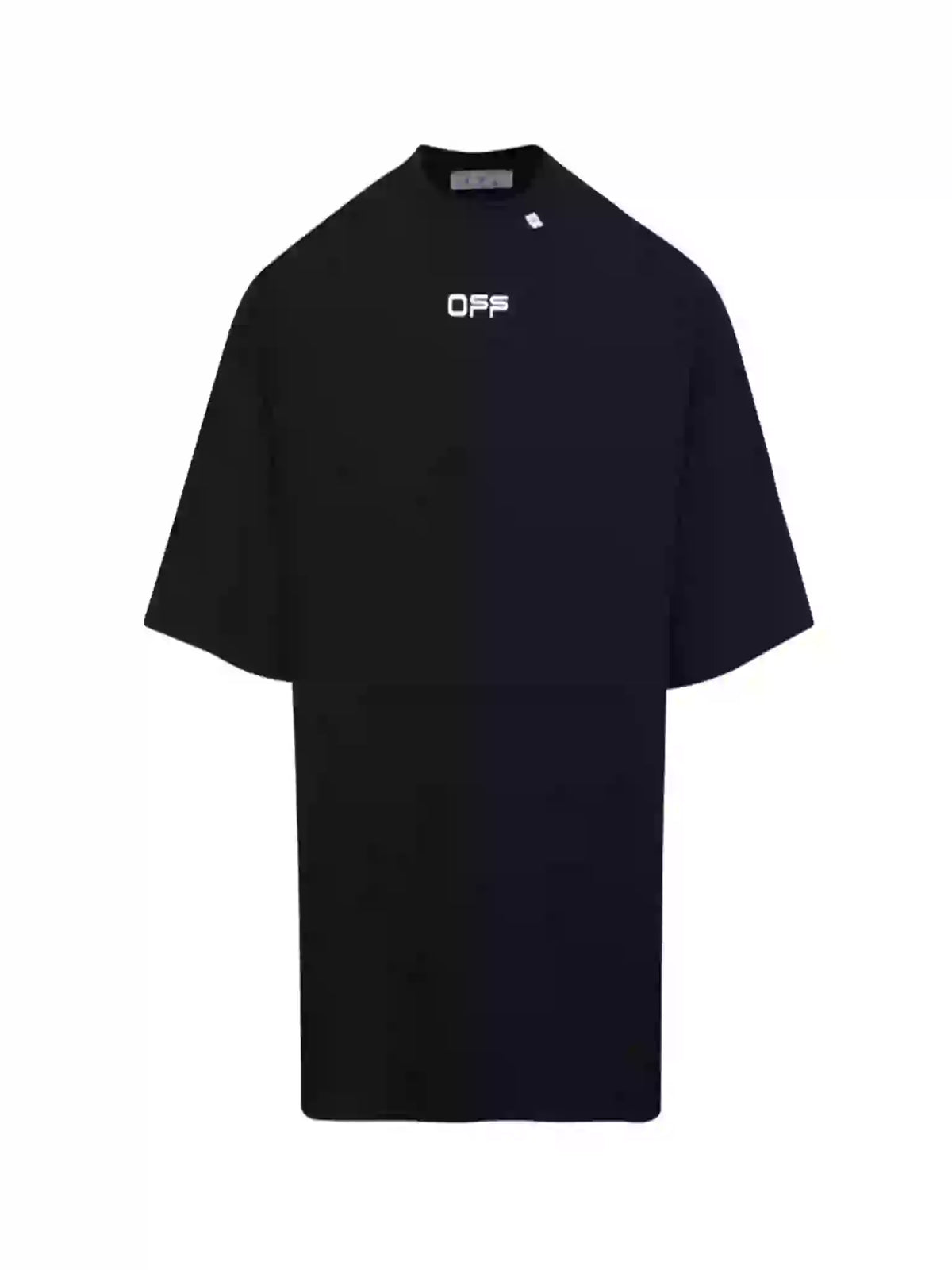 OFF-WHITE Caravaggio Arrow Short Sleeve Tee in Black & Multi – OWS003