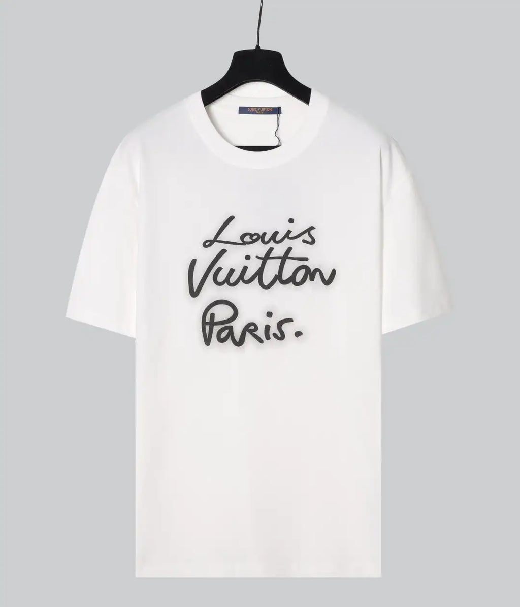 GLOW SIGNATURE T-SHIRT IN WHITE – LVC054