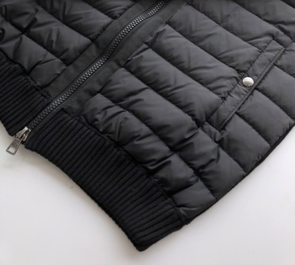 MONCLER Maglione Tricot Hooded Down Knit Jacket Coat – MC141