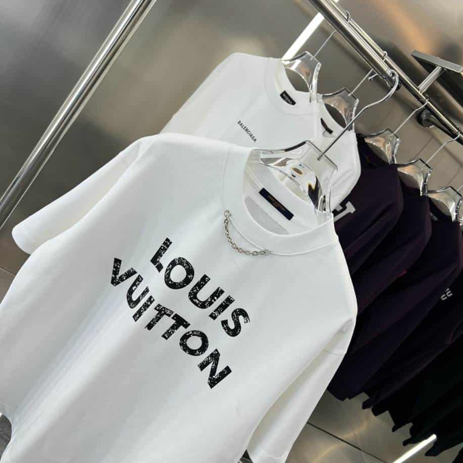 Louis Vuitton White Short Sleeve Shirt – LVTS076