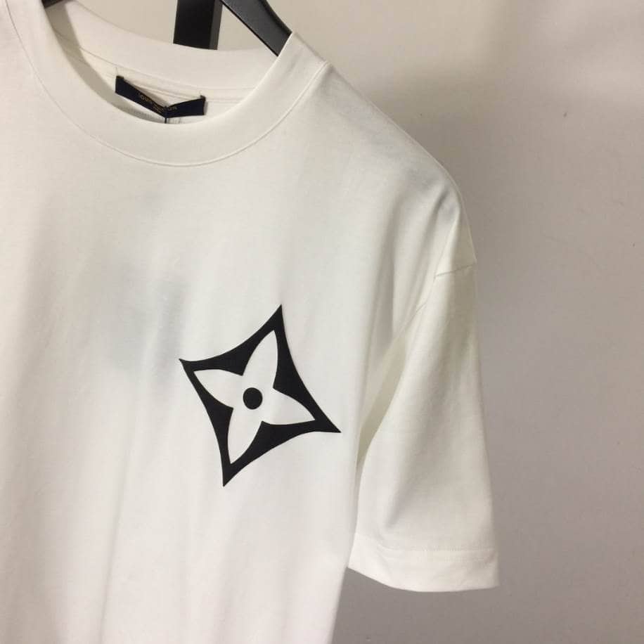 Louis Vuitton Flower Logo Shirt White – LVTS082