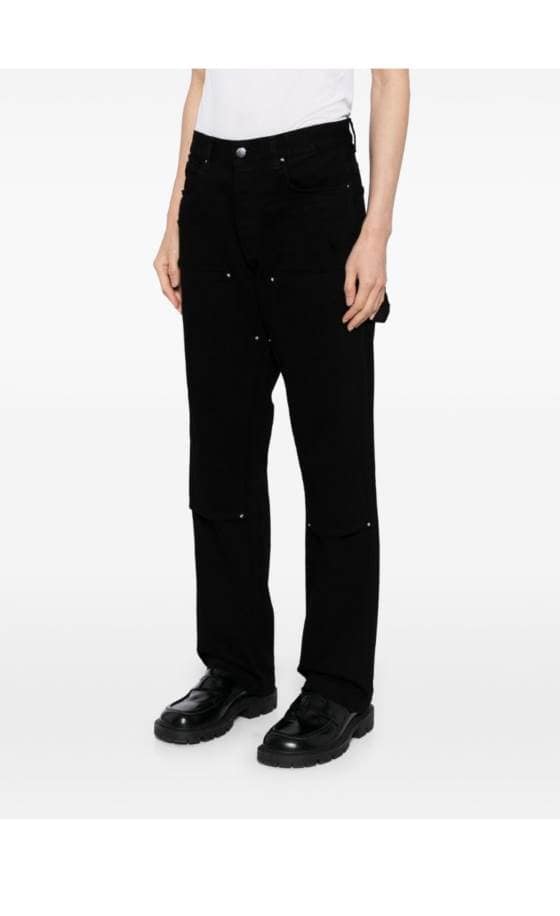 Amiri Double Knee Black Jeans – AMIJ040
