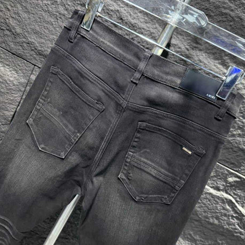 Amiri Men Ripp Black Jeans – AMIJ013