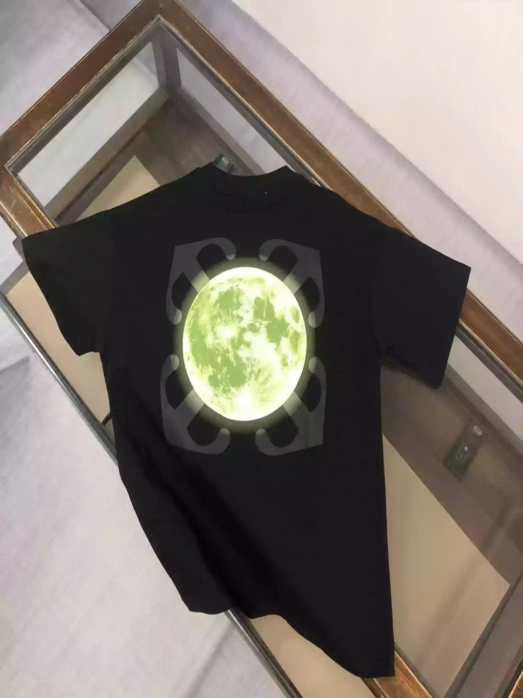 Super Moon Arr Slim S/S Tee in black – OWS043