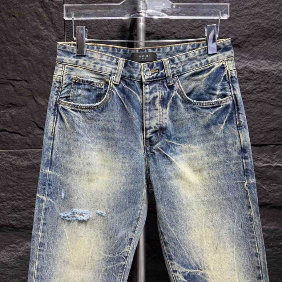 Amiri Rip Blue Jeans – AMIJ036