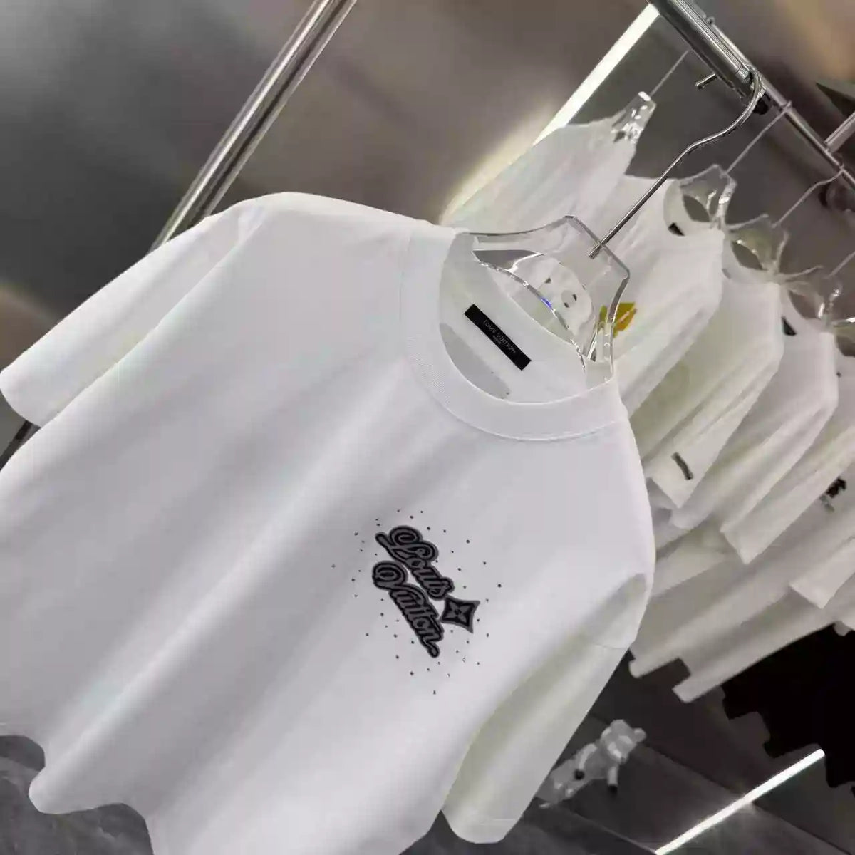 LV Premium Short Sleeve T-shirt In White – LVTS088
