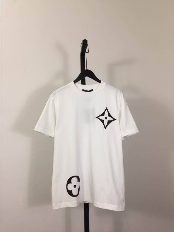 Louis Vuitton Flower Logo Shirt White – LVTS082