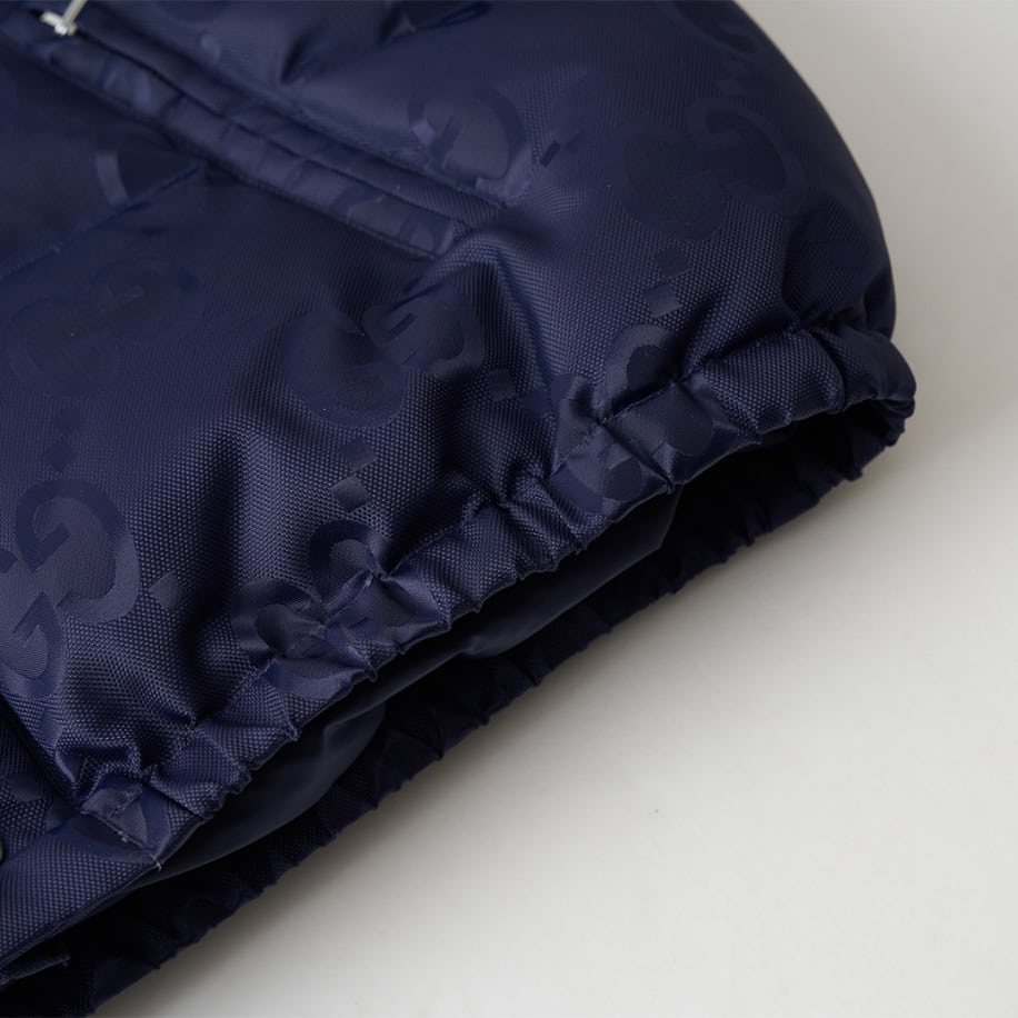 GUCCI Jumbo Canvas Down Blue Jacket – GCJ051