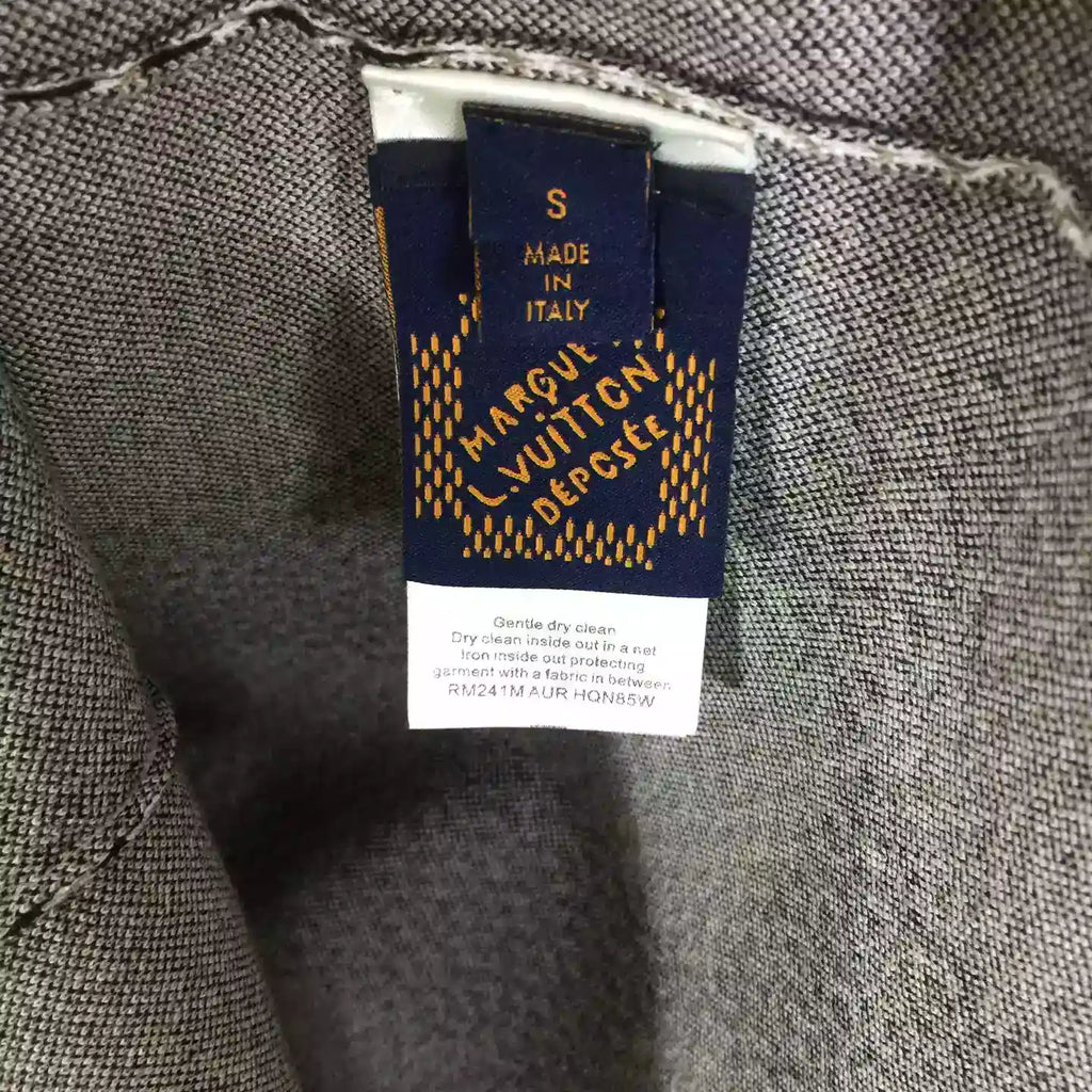 Damier Jacquard Short-Sleeved Crewneck – LVTS089