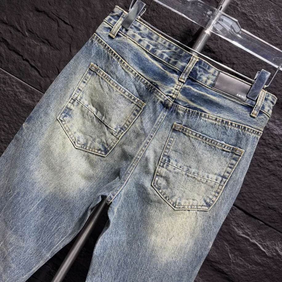 Amiri Rip Blue Jeans – AMIJ036