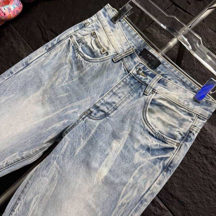 Amiri White Blue Jeans – AMIJ038