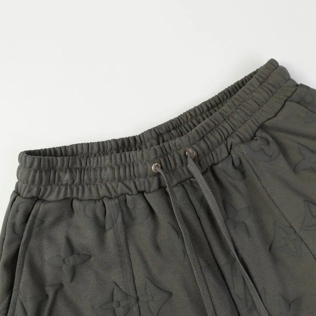 ARMY GREEN DESIGNER SPORTS SHORTS – LVC059