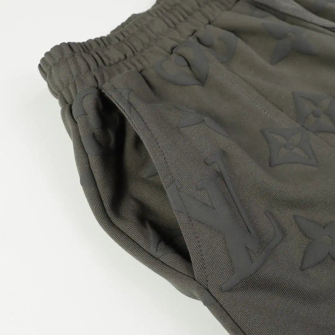 ARMY GREEN DESIGNER SPORTS SHORTS – LVC059