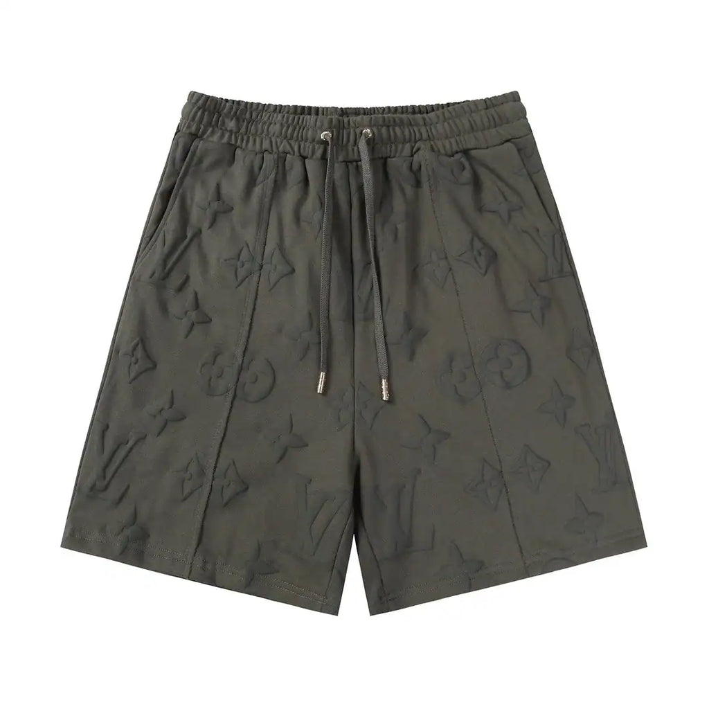 ARMY GREEN DESIGNER SPORTS SHORTS – LVC059