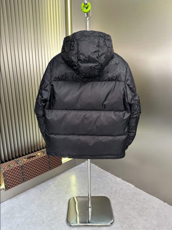 GUCCI Black Hooded Jacket – GCJ053