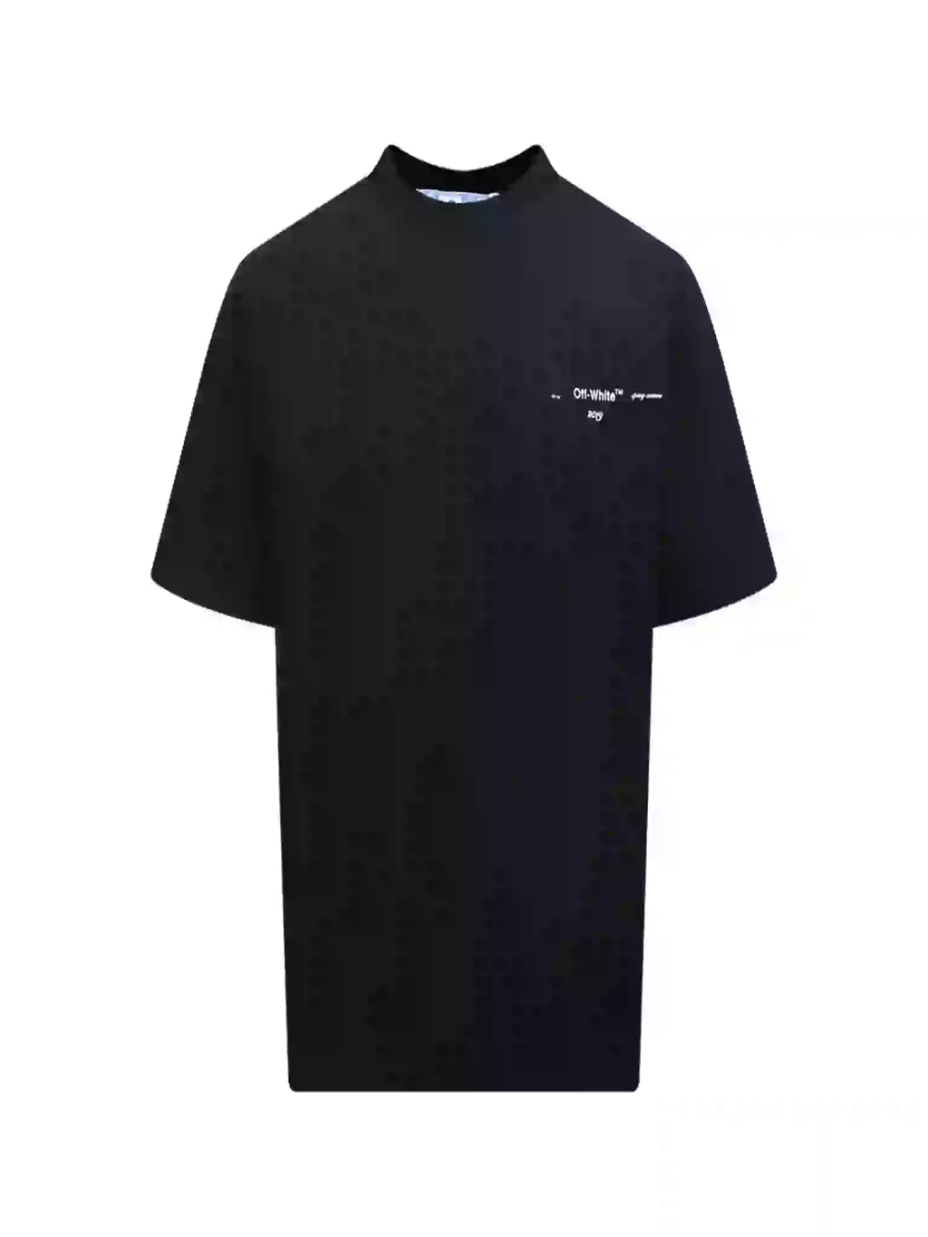 Off White Colour Painting Diagonals Arrows Tee Black – OWS008