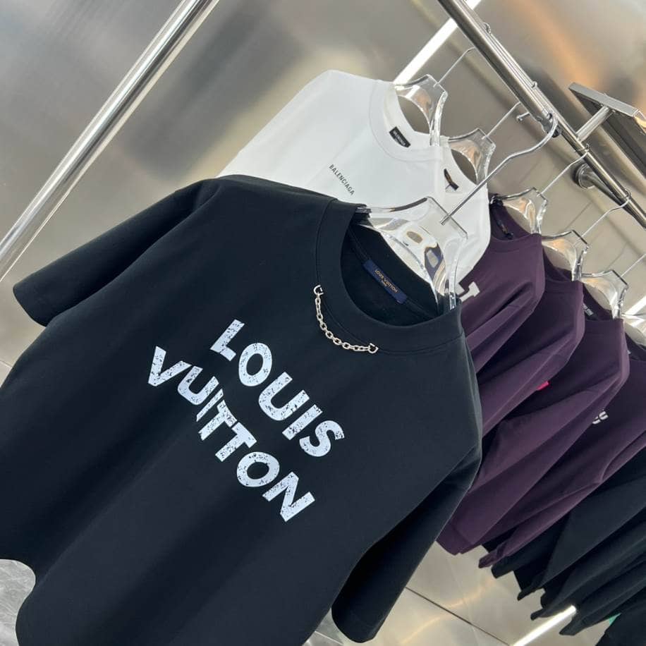 Louis Vuitton Grey Short Sleeve Shirt – LVTS078