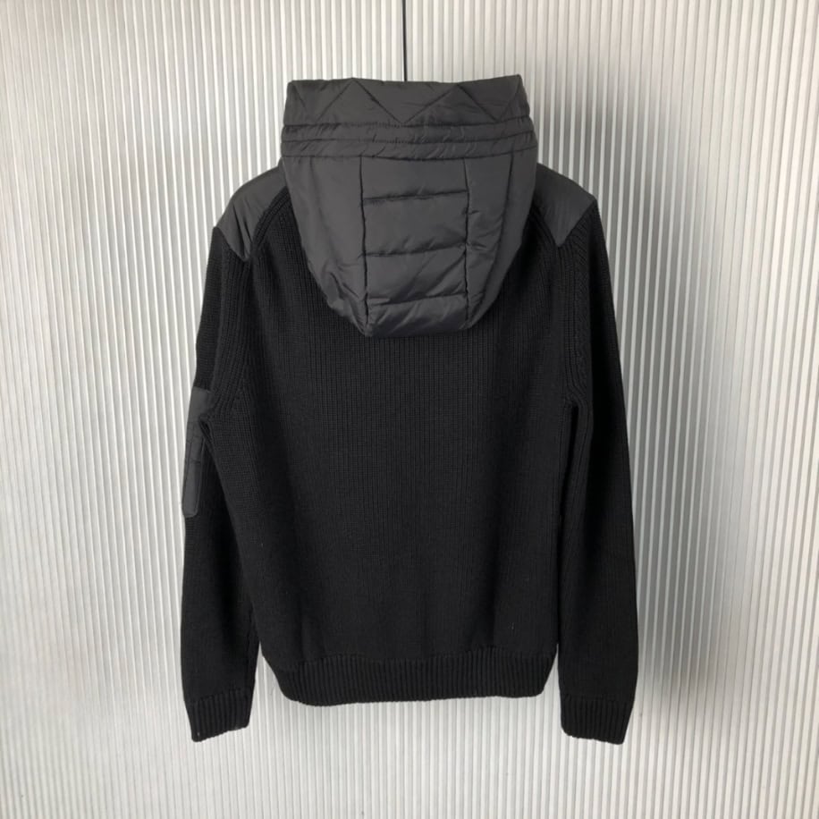 MONCLER Maglione Tricot Hooded Down Knit Jacket Coat – MC141