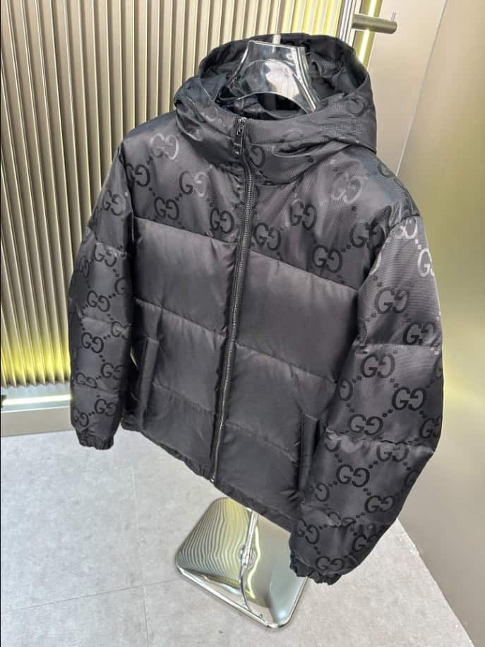 GUCCI Black Hooded Jacket – GCJ053